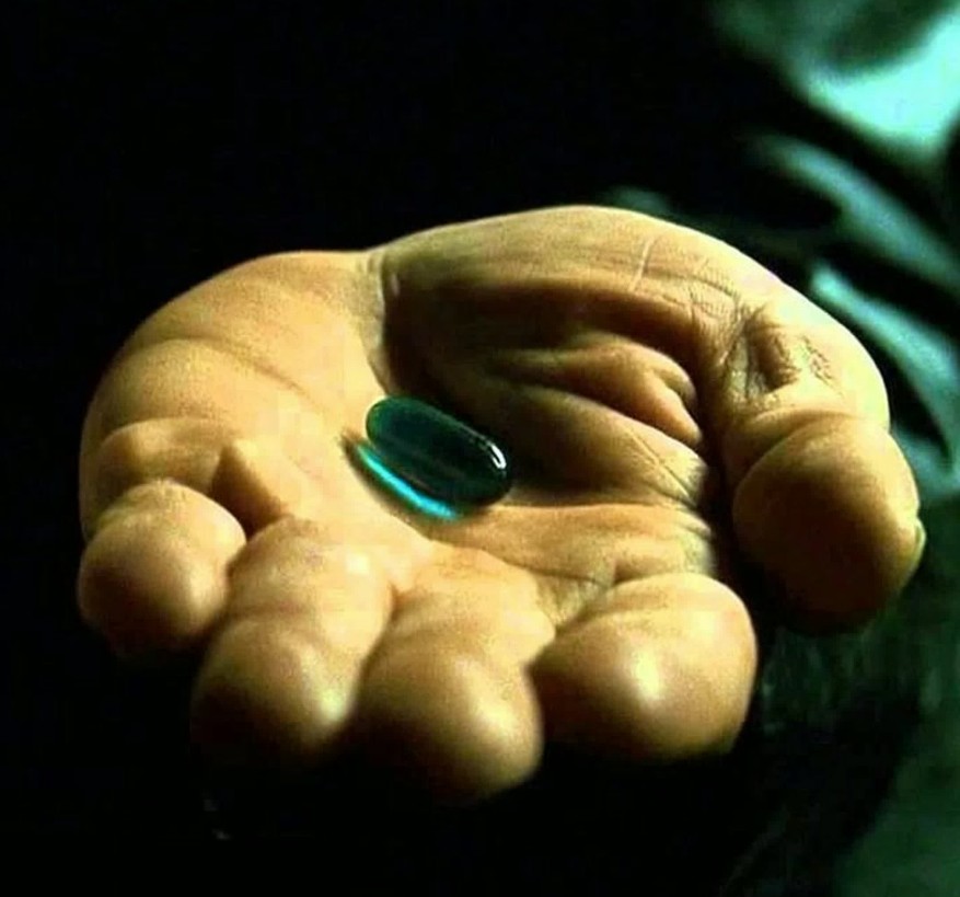 Синяя таблетка